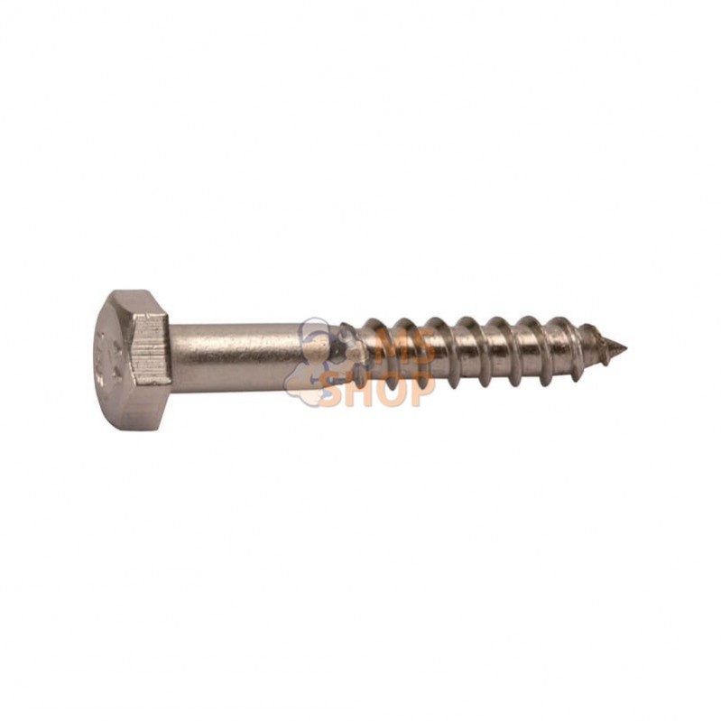5711050RVSA4; KRAMP; Vis à bois avec tête hexagonal 10x50 EdS-A4; pièce detachée 5711050RVSA4; KRAMP; Vis à bois avec tête hexagonal 10x50 EdS-A4; pièce detachée