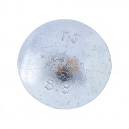 603164088; KRAMP; Vis tête bombée collet carré M16x40 8.8; pièce detachée