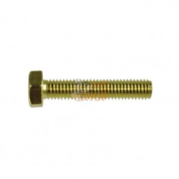933840MS; KRAMP; Boulon hexagonal entièrement fileté M8x40 en laiton; pièce detachée