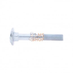 603128088; KRAMP; Vis tête bombée collet carré M12x80 8.8; pièce detachée