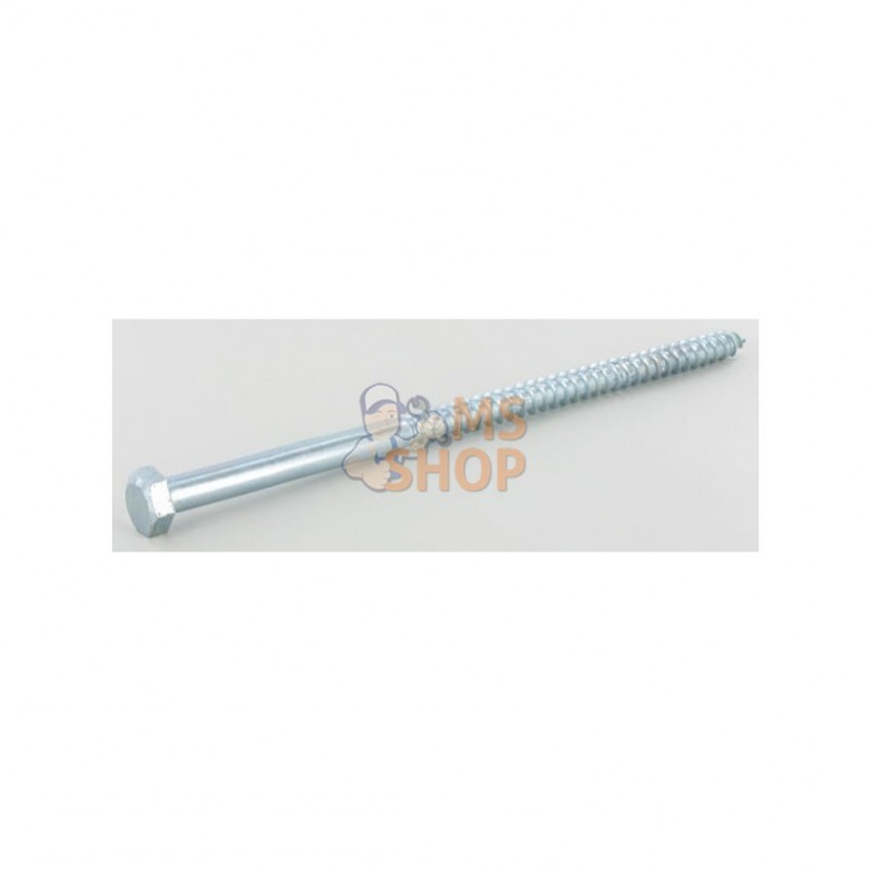 57112240P025; KRAMP; Vis à bois avec tête hexagonal 12x240 4.6 galv.; pièce detachée