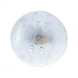6031210088; KRAMP; Vis tête bombée collet carré M12x100 8.8; pièce detachée