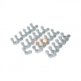 31510DIN; KRAMP; Ecrou papillon M10 zingué DIN; pièce detachée