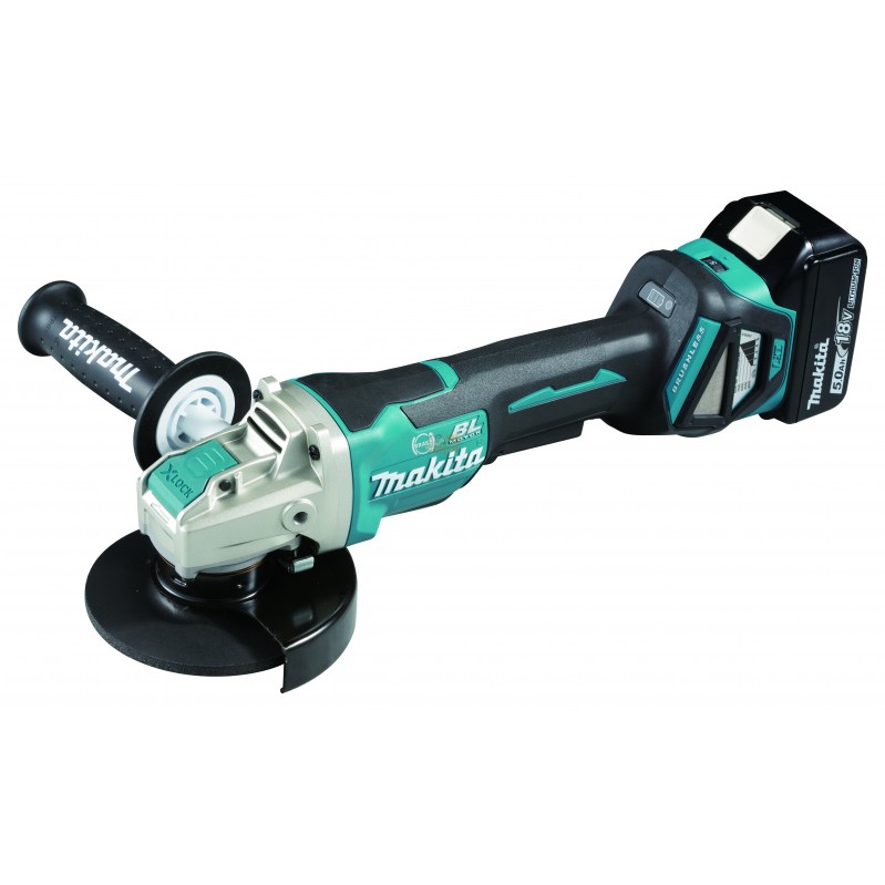 Meuleuse Ø 125 mm 18 V Li-Ion 5 Ah  | MAKITA Meuleuse Ø 125 mm 18 V Li-Ion 5 Ah  | MAKITAPR#390251