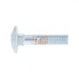 603125588; KRAMP; Vis tête bombée collet carré M12x55 8.8; pièce detachée