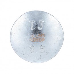 603125588; KRAMP; Vis tête bombée collet carré M12x55 8.8; pièce detachée