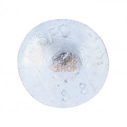 60389088; KRAMP; Vis tête bombée collet carré M8x90 8.8; pièce detachée