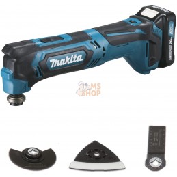 Découpeur-ponceur multifonctions 12 V CXT Li-Ion 2 Ah ( kit d'accessoires) | MAKITA Découpeur-ponceur multifonctions 12 V CXT Li