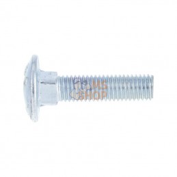 603870RVSP050; KRAMP; Vis tête bombée collet carré  M8x70 inox A2; pièce detachée