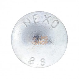 603107088; KRAMP; Vis tête bombée collet carré M10x70 8.8; pièce detachée