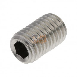 9161220RVSP001; KRAMP; Vis sans tête six pans creux bout cuvette M12x20 inox-A2; pièce detachée
