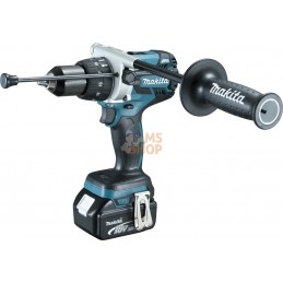 Perceuse visseuse à percussion 18 V Li-Ion 5 Ah Ø 13 mm  | MAKITA Perceuse visseuse à percussion 18 V Li-Ion 5 Ah Ø 13 mm  | MAK