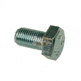 961141525; KRAMP; Boulon hexagonal pas fin entièrement fileté M14x1,5x25 8.8 zingué; pièce detachée