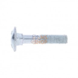 603126088; KRAMP; Vis tête bombée collet carré M12x60 8.8; pièce detachée