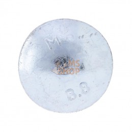 6031010088; KRAMP; Vis tête bombée collet carré M10x100 8.8; pièce detachée