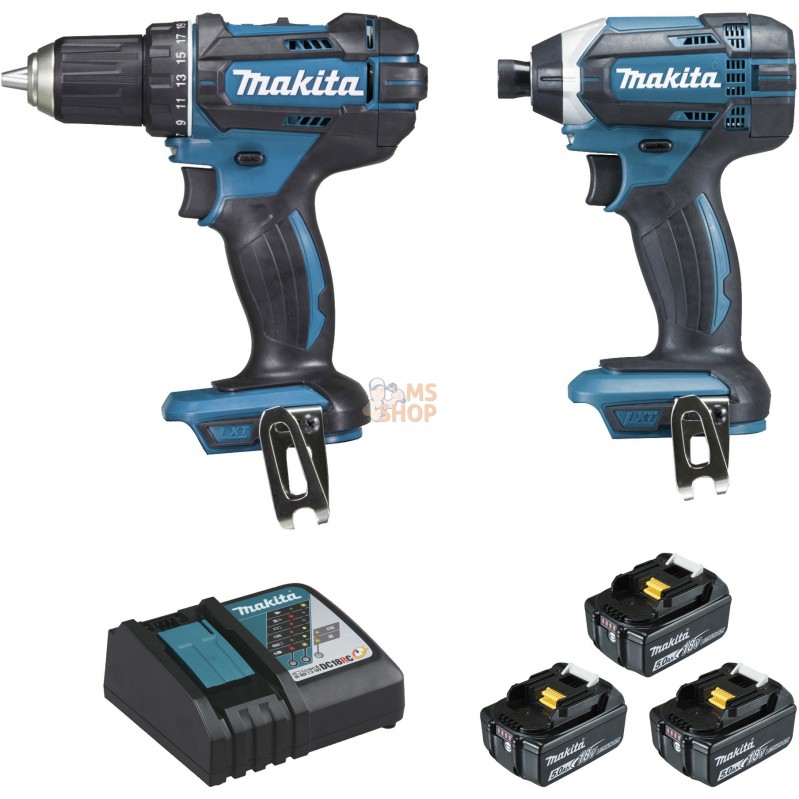 Ensemble de 2 machines 18 V Li-Ion 5 Ah  (DDF482 + DTD152) | MAKITA Ensemble de 2 machines 18 V Li-Ion 5 Ah  (DDF482 + DTD152) |