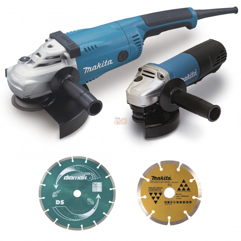 Ensemble de 2 machines ( kit d'accessoires) (GA9020 + 9558HNRG) | MAKITA Ensemble de 2 machines ( kit d'accessoires) (GA9020 + 9