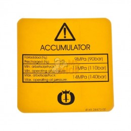 41652447300; KONGSKILDE; Décalcomanie; pièce detachée