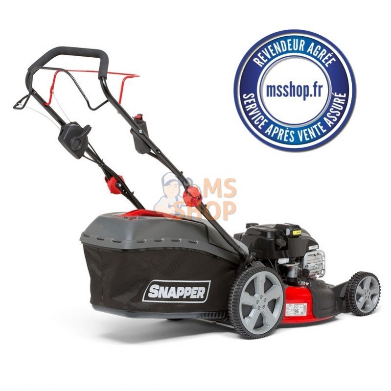 Tondeuse thermique tractée 46cm moteur B&S NX 80 + kit mulching SNAPPER