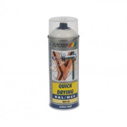 07040; MOTIP; RAL 9010 spray acr. Blanc pur; pièce detachée