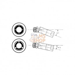 FP12626; PRESSOL; Agraphe de précision M10x1; pièce detachée