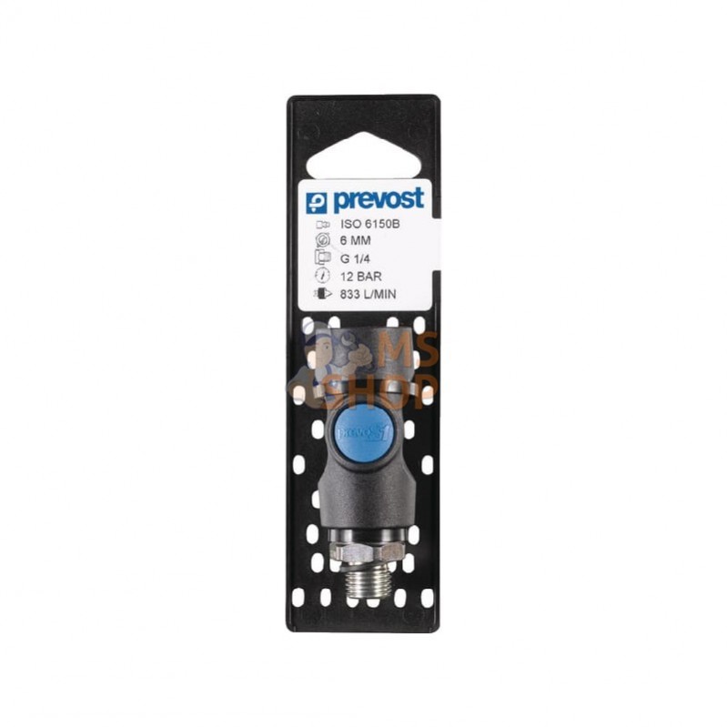 ISI061151P001; PREVOST; Raccord rap. sécu mâle BSP1/4"; pièce detachée ISI061151P001; PREVOST; Raccord rap. sécu mâle BSP1/4"; pièce detachée