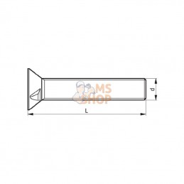 50061230; AUTRE MARQUE; Boulon ISO 5713 M12x30; pièce detachée