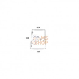 84396385N; KRAMP; Vitre latérale; pièce detachée
