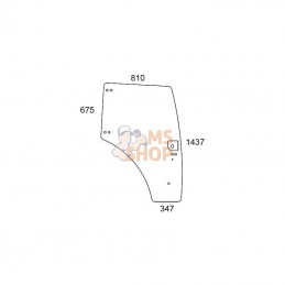 84224131N; KRAMP; Vitre de porte; pièce detachée