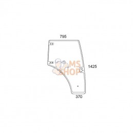 84396432N; KRAMP; Vitre de cabine, unité; pièce detachée