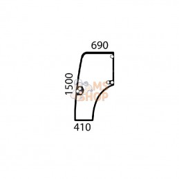 87301768N; KRAMP; Vitre de porte; pièce detachée
