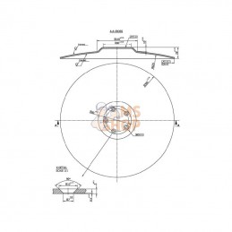 90225211KR; KRAMP; Disque incurvé; pièce detachée