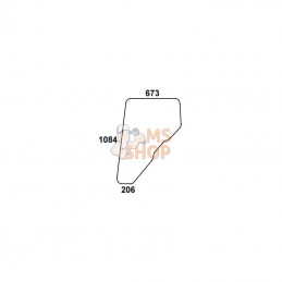 RT6005010161N; KRAMP; Vitre de porte; pièce detachée