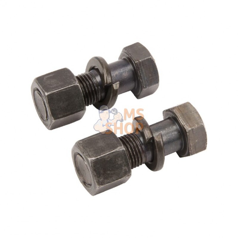 TB93301; KRAMP; Kit boulons 2x 1/2x38 + écrous; pièce detachée TB93301; KRAMP; Kit boulons 2x 1/2x38 + écrous; pièce detachée