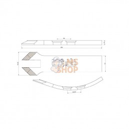 CP70100CN; KRAMP; Soc 102x20 EA 60mm Carbure; pièce detachée