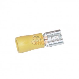 LA9245KR; KRAMP; Douille fiche plate jaune; pièce detachée