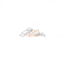 KT100122; KRAMP; Bande d'usure HB500 100x12mm 2m; pièce detachée