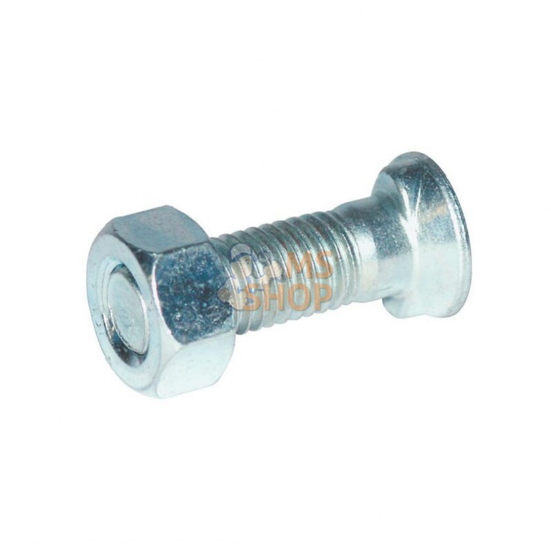 1240129COP025; KRAMP; Boulon de charrue double soc + ecrou; pièce detachée