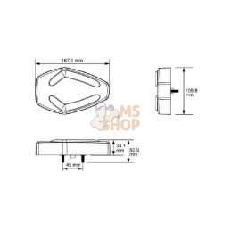 L261631; KRAMP; Feux de position et clignotant LED 12V; pièce detachée