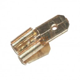 LA9010KR; KRAMP; Fiche plate double; pièce detachée