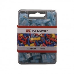LA9094KR; KRAMP; Fiche plate coudée bleue; pièce detachée
