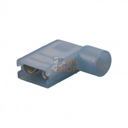 LA9094KR; KRAMP; Fiche plate coudée bleue; pièce detachée