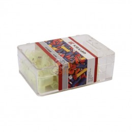 LA9096KR; KRAMP; Fiche plate coudée jaune; pièce detachée