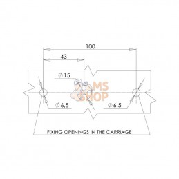 LA40036; KRAMP; Feu arrière LED rectangle gauche 5 plots; pièce detachée