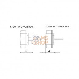 LA40036; KRAMP; Feu arrière LED rectangle gauche 5 plots; pièce detachée