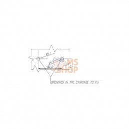 LA410032M; KRAMP; Eclairage de plaque immatriculation. LED  compacte câble 2 m; pièce detachée