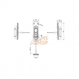 LA103168; KRAMP; Feu de gabarit blanc-Orange-Rouge + support; pièce detachée