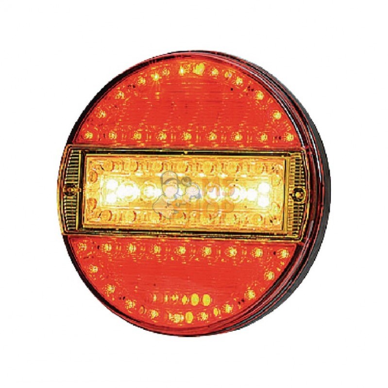 LA40014; KRAMP; Feu arrière LED rond 7 plots; pièce detachée