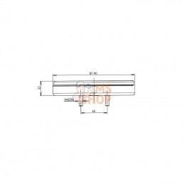 LA40014; KRAMP; Feu arrière LED rond 7 plots; pièce detachée