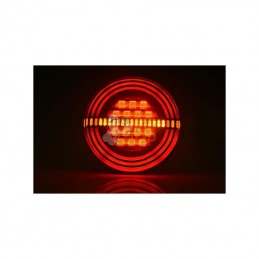 LA40073; KRAMP; Feu arrière multifonction rond (résistance intégrée) LED Ø 142mm, Kramp; pièce detachée